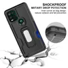 Armor 3 in 1 TPU PC Phone Cases With Black Clip Card Shockproof Cover For iphone 13 MOTO G STYLUS 5G A22 S21 FE A42 A32 A72 A52 A21 A11 A12 NOTE 20 PRO case