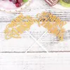 Andere feestelijke feestartikelen 12 stks papier cake decor creatieve sneeuw Merry Christmas brief cupcake pick (gouden)