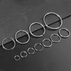 Keychains 10-50pcs/lot Round Keyring Split Ring Key For Chain Keychain Diy Jewelry Making Sleutelhanger Rings Wholesale