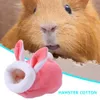 Hamster Cage Maison Cochon d'Inde Accessoires Coton Nid Chaud Lits Pour Petits Animaux Cave Fournitures Pour Animaux Souris Nid De Rat