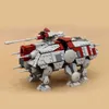 MOC Walking AT-TE Aircraft Warship- Army Figures Building Blocks Warship Future high- Construction Bricks Children Toy G1204