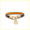 Women Luxury Designer Bracelet Mens Bracelets Jewelry Womens Leather Bracelet With Lock Gold Pendant Bracelets L Brand 2021 21082303R