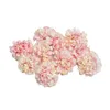 Konstgjorda blommor Julfest Fashion Wedding Silk Artificial Hydrangea Home Ornament Decoration för Månadsdag Present RRD7328