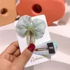 2 PCS Nova Doce Menina Princesa Fio Bow Hairpins Moda Crianças Bonito De Laço De Laço De Lantejão De Água Gota BB Clipe Acessórios De Cabelo