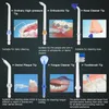 H2ofloss Oral Irrigator 8 Jet Suggerimenti con Borsa da viaggio Dental Floss Acqua Acqua Acqua Commercio all'ingrosso 100pcs