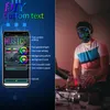 Bluetooth LED Mask Masquerade Toys App Control RGB Light Up Programmerbar DIY Picture Animation Text Halloween Christmas Carnival C254A