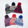 2021 6 Kolory Nowo przyjazd Jesień Dzianiny Beanie Ciepłe czaszki Czapki Wełniany Kapelusz Christmas Mężczyźni i Kobiety Jacquard Earmuff Head Hats 9303 Dobry