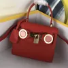 Handtasche Geldbörse Einkaufen Großkapazität Paket Letzte Mode klassische leuchtende Farben Echtes Leder Lady Bag Lack237k