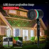 パーティーデコレーションクリスマスLEDの移動フルスカイスターレーザープロジェクターライトクリスマス段階屋外ガーデン芝生風景ランプ