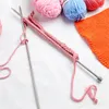 Sewing Notions Tools 22-teiliges Stricknadel-Set – 11 Paar hohle einzelne spitze Pullovernadeln aus Edelstahl für Kleidung und Heimwerker