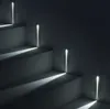 Recessed 3W LED 계단 빛 직사각형 AC100-240V 실내 LED 벽 SCONCE 조명 계단 단계 계단 복도 계단 램프