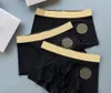 Herren-Shorts, Unterhosen, hochwertige Herren-Designer-Boxershorts, modische Unterhosen, sexy, klassische Herren-Boxershorts, lässige Shorts, atmungsaktive Unterwäsche, 3 Stück mit Box, 1PL