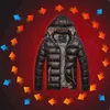 Plus size heren winddichte puffer hoodie jas winterwarmer gewatteerde gewatteerde jas tops 211129