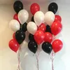 Party Decoration 15pcs 10inch Latex Balloons Kids Themed Decors Black Yellow Red Baby Shower First Birthday Decor Supplies