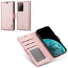 Custodie a Portafoglio per Samsung Galaxy S22 S21 S20 Note20 Ultra Note10 Plus - Pelle PU Colore Puro Custodia Flip Cavalletto Cover con Fessure per Carte