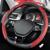 2 PCS carro fibra de carbono volante capa geral-propósito 37-38cm tampa antiderrapante carro de silicone carro acessórios interiores decoração