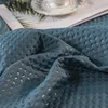 Battaniyeler Serin Yumuşak Atmak Çizgili Aşağı Pamuk Yorgan Battaniye Nefes Lüks Soğutma Yaz Kanepe Kapak Yatak Makinesi Yıkama Yatak Örtüsü