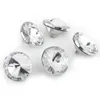 Knapp 50pcs / Parti 20mm / 25mm Rhinestone Crystal Knappar Sy Soffa DIY Handgjord hantverk Dekoration