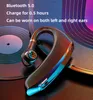 Bluetooth Headphones hanger wireless left right ears universal rotating small earplugs business driver portable headset for Apple Android phone noise canceling