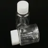 1000 pz/lotto spedizione veloce 15 ml 20 ml 30 ml bottiglia di plastica 30 g cilindrico vuoto pet bottiglie di imballaggio del campione trasparente