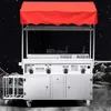 Onderdelen Hond Push Winkelwagen Mobiele Kiosk Snack Vending Trolley Taco Ice Cream Food Trucks Trailers te koop