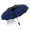 Parapluie pliant automatique résistant au vent femme homme os voiture parapluies hommes pluie femmes cadeau Parasol