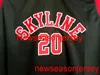 Maglia da basket cucita Gary Payton Sr # 20 Skyline High School Ricamo nero Taglia XS-6XL Personalizzata Qualsiasi nome Numero Maglie da basket