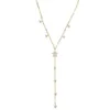 Sdzstone mode vrouwen sieraden goud zilver kleur ster hanger y kettingen ketting ketting vrouw 41 + 5cm