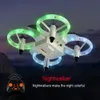 XXD158 Cool Light Drone Helicóptero Toy Quadcopter Drone Chefless 6Axis Uma chave Return 360 Graus Flip LED RC Brinquedos