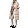 Coletes masculinos outono de inverno de algodão down Down Mulhers Senhoras Casual Coloque Casual Feminino Manumentão Jaqueta longa Slim Fit Warm Buffer Coat Guin22