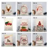 Mais novos 39 estilos Santa Sack Candy Apple Sacks Padrão Dos Desenhos Animados Decoração De Natal Saco Com Drawstring Festival Sacos De Presente Para Amigos