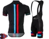 Ensembles de course Pro Team Twin Six Race Maillot de cyclisme 6 Ropa Ciclismo Vêtements de sport à séchage rapide Cuissard à bretelles 9D Gel Pad