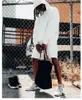 4色のメンズパーカー3m反射刺繍ハイストリートファッション女性パーカールーズスウェットシャツ