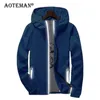 7XL Summer Men Jackets Quick Dry Skin Coats Male Hooded Ultra-Light Windbreaker Zipper Waterproof Windproof Men Thin Coat LM399 210819