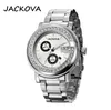 Pareja Unisex Top Brand diseñador clásico hombres Mejor venta Acero inoxidable Crystal Wrist Women Casual Fashion Ladies Reloj de cuarzo Reloj analógico