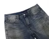 Jeans pour hommes Gros trou jean sale trou au genou