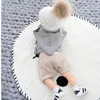 유아 소년 뜨개질 조끼 어린이 후드 스웨터 키즈 니트 카디건 가을 아기 소년 스웨터 유아 니트 의류 210615