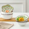 Cooking Utensils 6 pcs/set Ceramic Sauce Dish Colored Glazed Japanese Sushi Dishes Cold Noodles Soy Seasoning Plate Small Vinegar