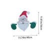 アニマルフェンス漫画エルクのピーカのクリスマスの装飾屋外の祭り創造的なお祝い飾りP0828