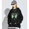 Män hiphop hoodie tröja dansar skalle harajuku hoodie streetwear vinter fleece hooded pullover bomull lj200826