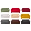 Solid Color Corner Sofa Covers voor Woonkamer Elastische Spandex Slipcovers Couch Cover Stretch Sofa Handdoek L Vorm Noodzaak Kopen 2 Stuk 211102