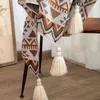 Città tessile Navajo Sole Coperta di Sole a maglia Boemia Aria condizionata Tiro Soggiorno Divano Cover Cover Decorare il copriletto 220112