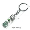 Kreativ torrblomma flaska Keychain Eternal Flower Sparkling Key Rings Assorterad Färg för Kvinnor Tjejbil Bag Tillbehör