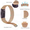 Universal Milanese Watchband Beack Steel Steel Best Brazlet Bracelet Bracelet Band для Fitbit Inspire Hr Heart SmartWatch2764450