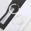 Personalità Wild Pearl Esagerato Big Circle Orecchini pendenti New Cool Wind Fairy Temperament Women Gift Jewelry Orecchino da sposa