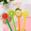 Citron Fruit Ballpoint Pennor Creative Cartoon Gel Pen Fruist och Vegetabilisk form BallPointPens WLL190