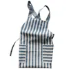 Aprons Selling Korean Fashion Quick-drying Vest Style Gown Japanese Polka Dot Stripe Fresh Kitchen Apron