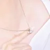 Dainty Pearl Heart Pendant Necklace Creative Angel Wings Silver Color Clavicle Choker Chain Fashion Wedding Party Jewelry G1206