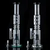 Date Big Bong Narguilés Donut Perc Tuyaux D'eau Huile Dab Rigs Tube Droit 14mm Joint Femelle Avec Bol N Trous Percolateur Bongs En Verre Épais