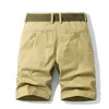 Jogger Verão Homens Casuais Carga Shorts Khaki Loose Short Brand Roupas Militares 210716